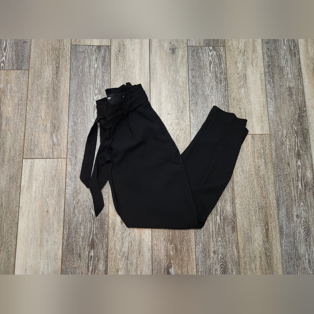 Express High Waisted Paperbag Ankle Pant